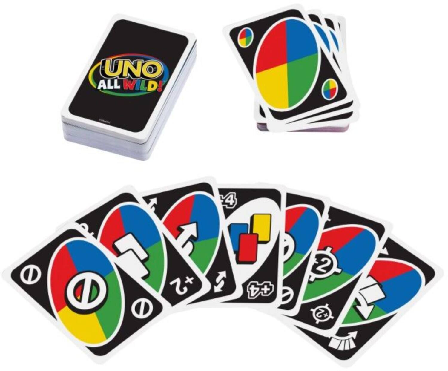 UNO ALL WILD!

7 4 J T +2 +1 +4 4 +D +2 S x