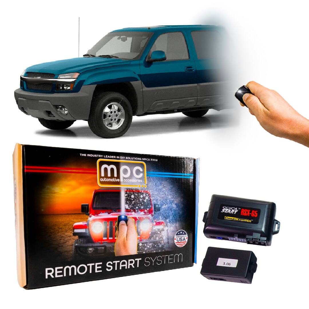 MPC - Factory Remote Activated Remote Starter For 2002 Chevrolet Avalanche - Black