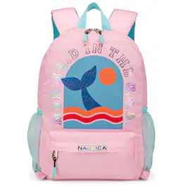 Nautica - 16 Inch Backpack for Kids and Teens - Mermaid Tail