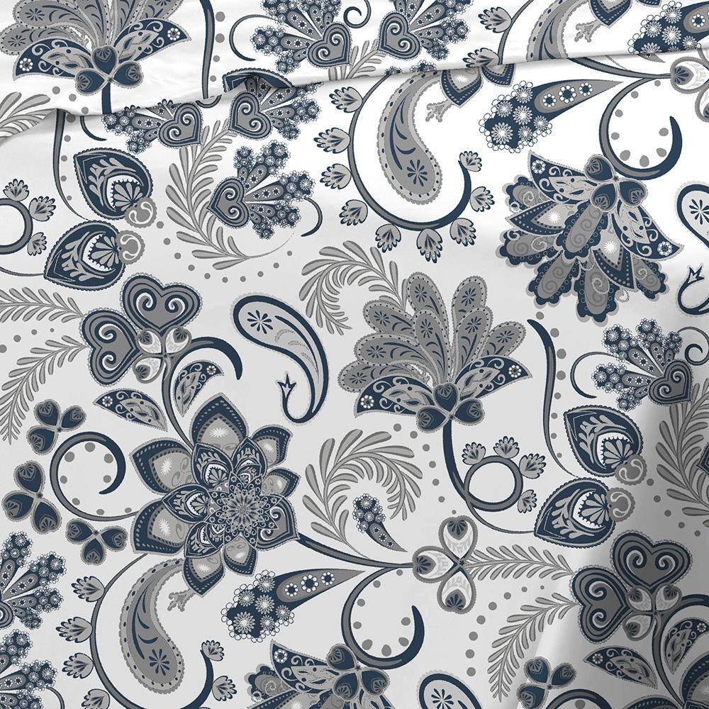 Alt View 2. RT Designers Collection - RT Designers Collection Jacobean Organic Cotton Ultra Soft Printed Sheet Set Multi Twin - Multicolor.