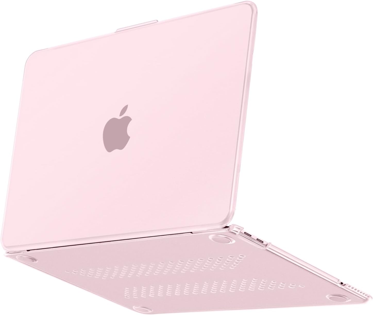 Front. mosiso - For MacBook Neo Case 13 inch 2026 A3404 A18 Pro Chip, Matte Finish Protective Hard Shell with Trapezoid Ventilation - Blush.