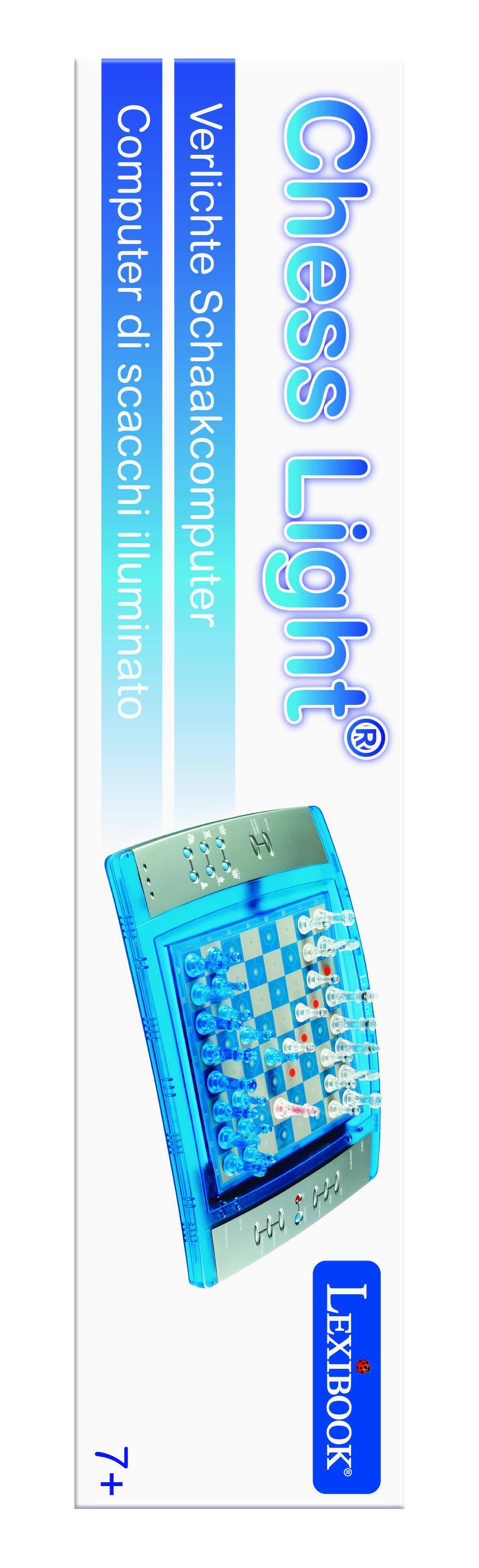 Chess Light  
Computer di scacchi illuminato  
Verlichte Schaakcomputer  
LEXIBOOK  
7+