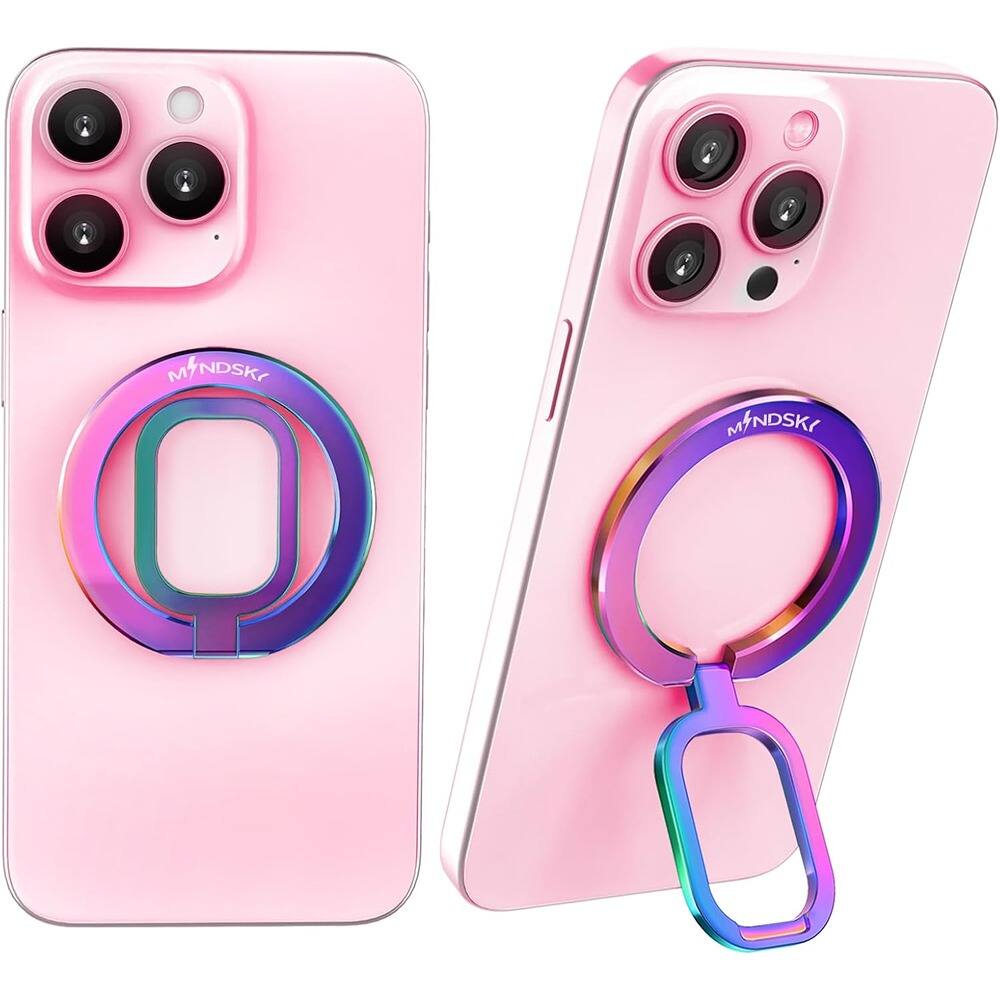 Front. PARKER SLATER - Magnetic Phone Ring Holder – Ultra-Thin Colorful Grip Stand - Colorful.