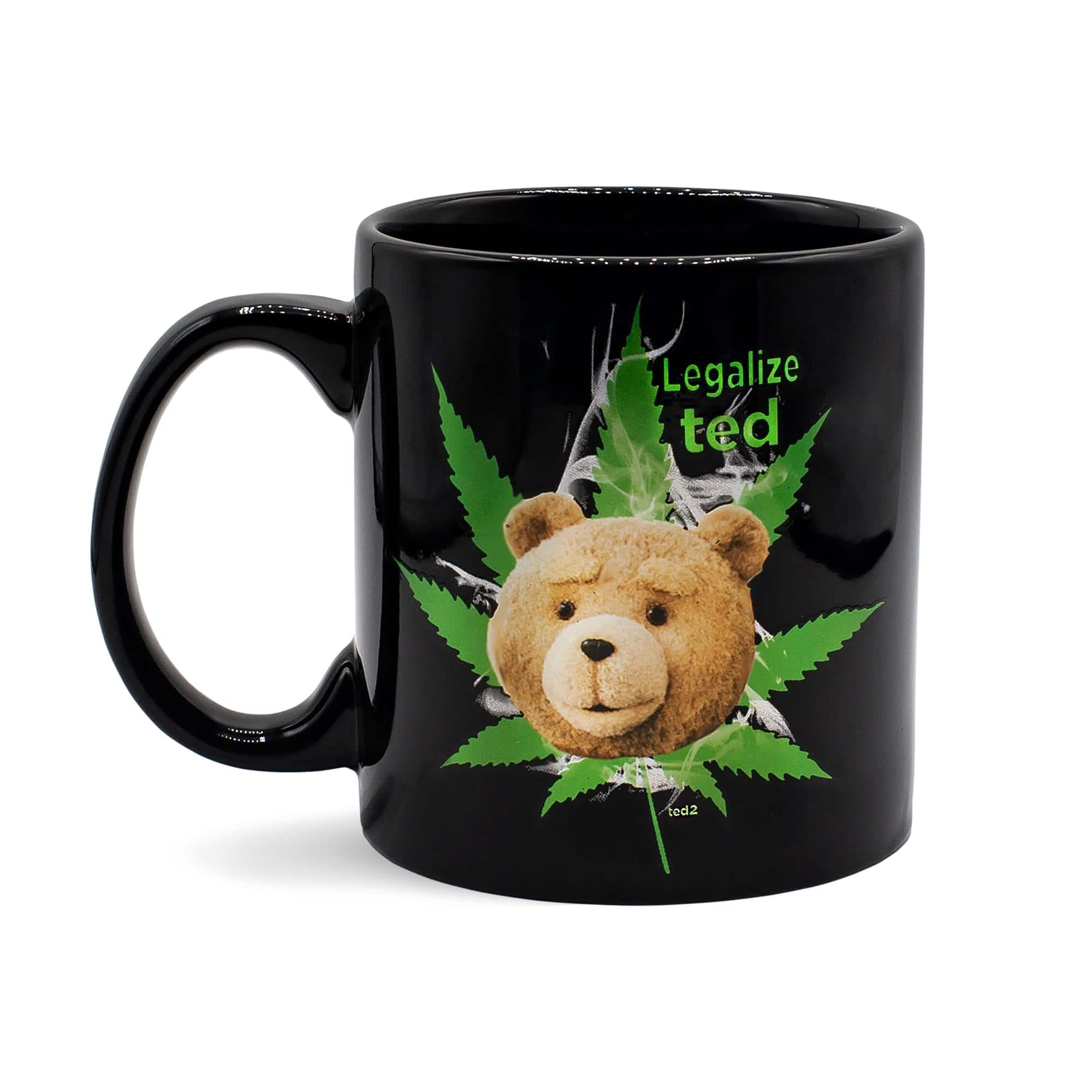 Just Funky - Ted 2 Legalize Ted 12oz Foil-Printed Ceramic Coffee Mug - Black price history on PriceWatchPro