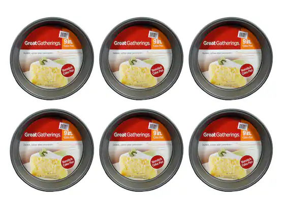Great Gatherings. 9 in. Cake Pan
Durable, carbon steel construction
Nonstick Cake Pan