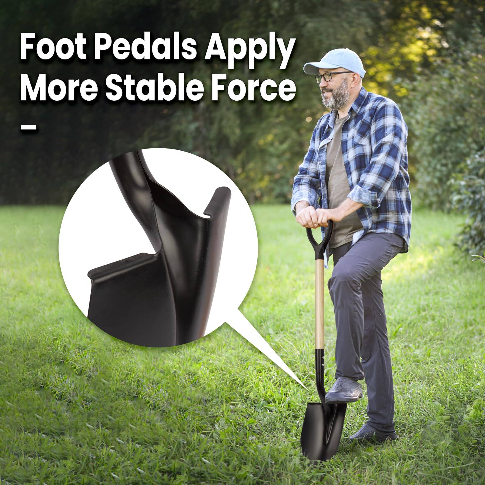 Foot Pedals Apply More Stable Force