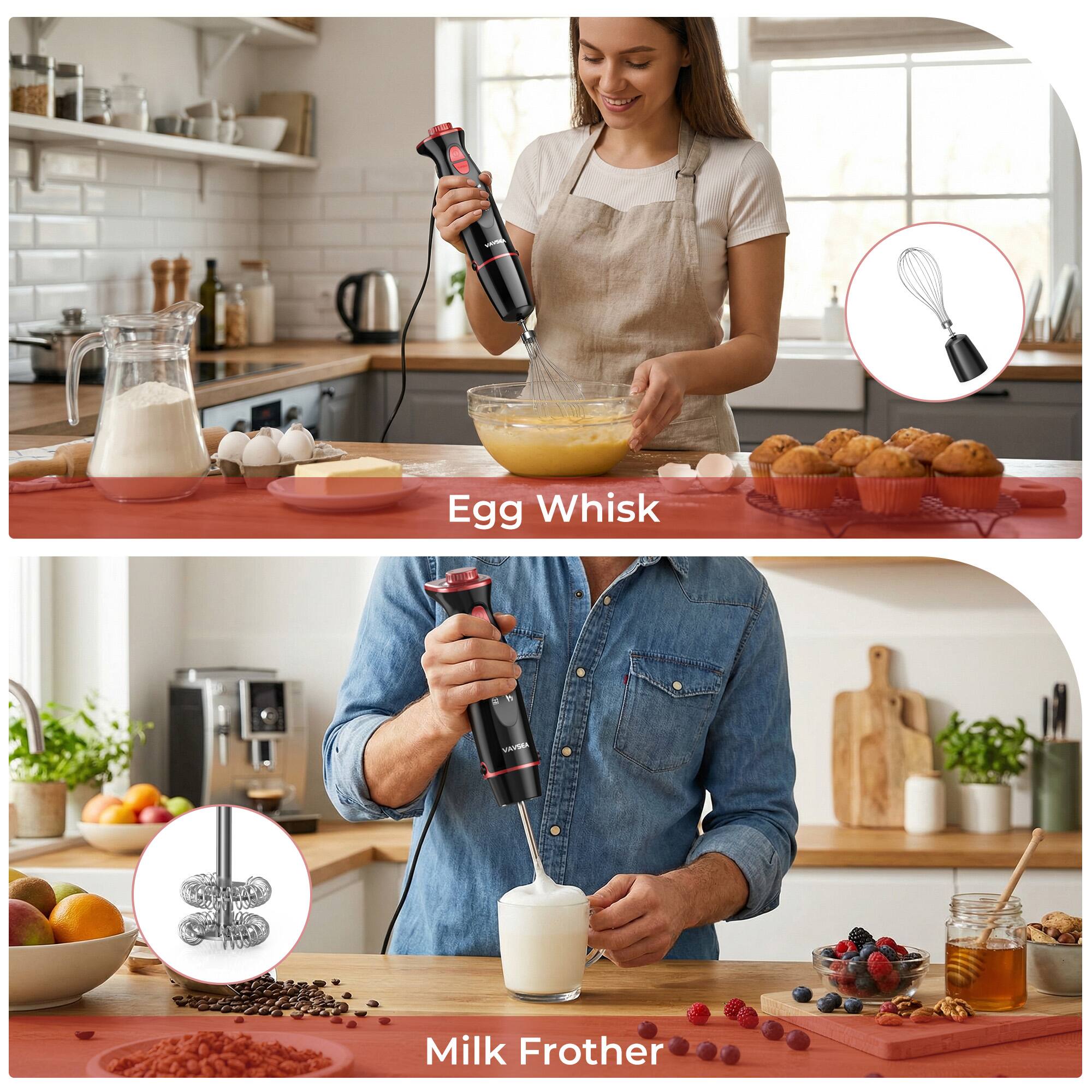 Egg Whisk & Milk Frother