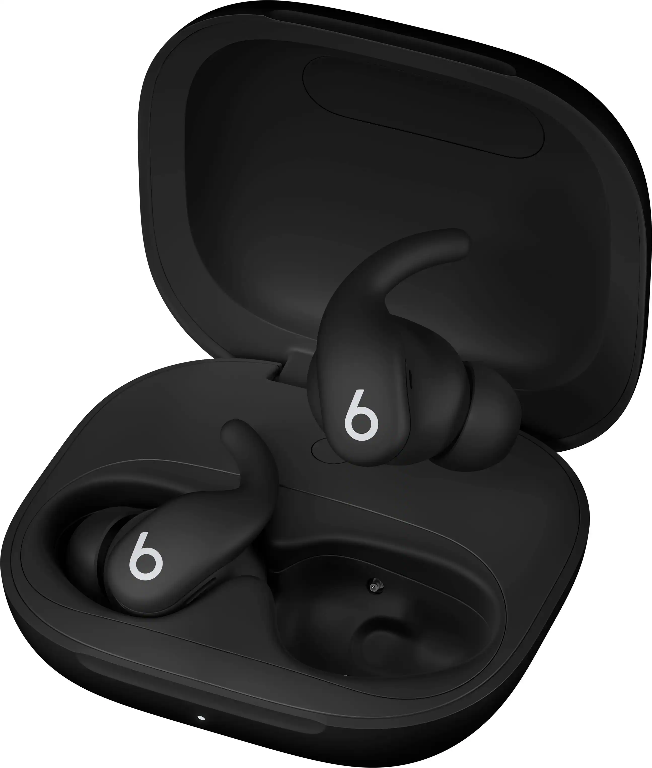 Front. Beats - Powerbeats Fit True Wireless Active Noise Canceling Earbuds - Jet Black.