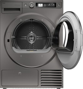 Asko - 5.2 cu. ft. Stackable Electric Vented Dryer - Butterfly Drying System, Soft Drum Technology, 18 Programs – - Titanium