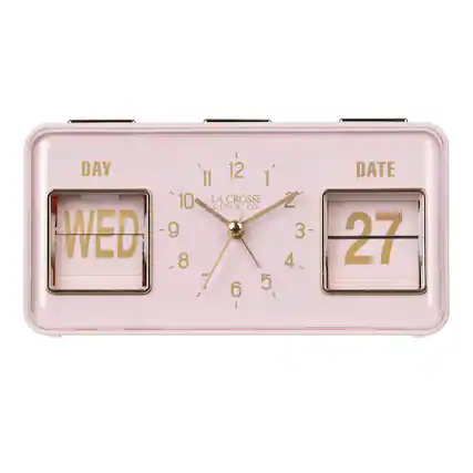 DAY WED 12 11 1 10 LA CROSSE CLOCK CO. 9 8 7 6 5 2 3 4 DATE 27