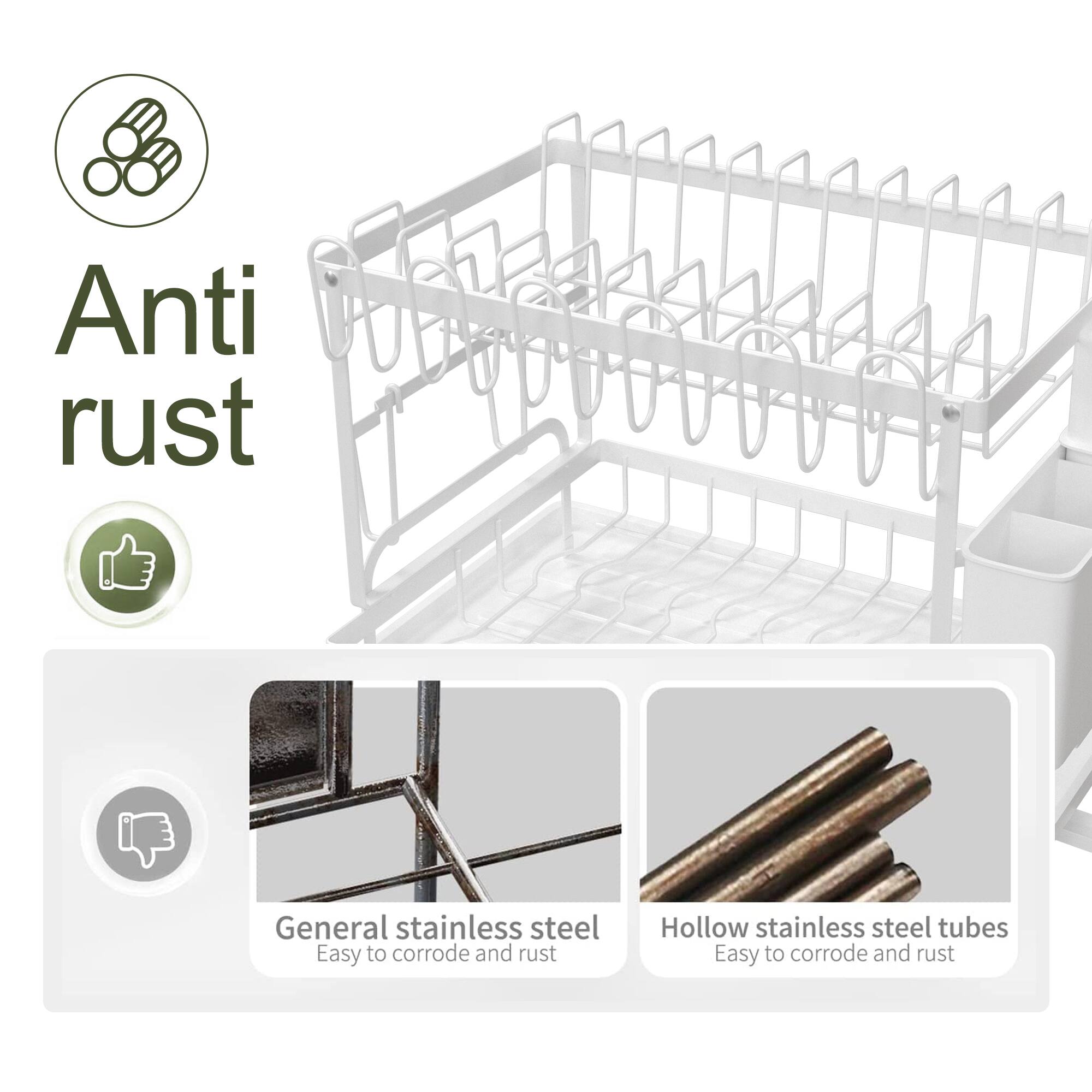 Anti rust

General stainless steel  
Easy to corrode and rust

Hollow stainless steel tubes  
Easy to corrode and rust