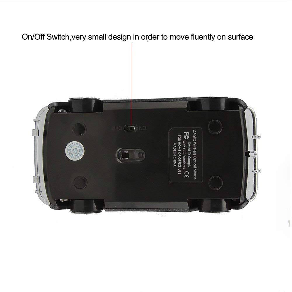 On/Off Switch, very small design in order to move fluently on surface

2.4Ghz Wireless Optical Mouse

MADE IN CHINA

FCC RC Standards Comply

CE

FOR HOME OFFICE USE