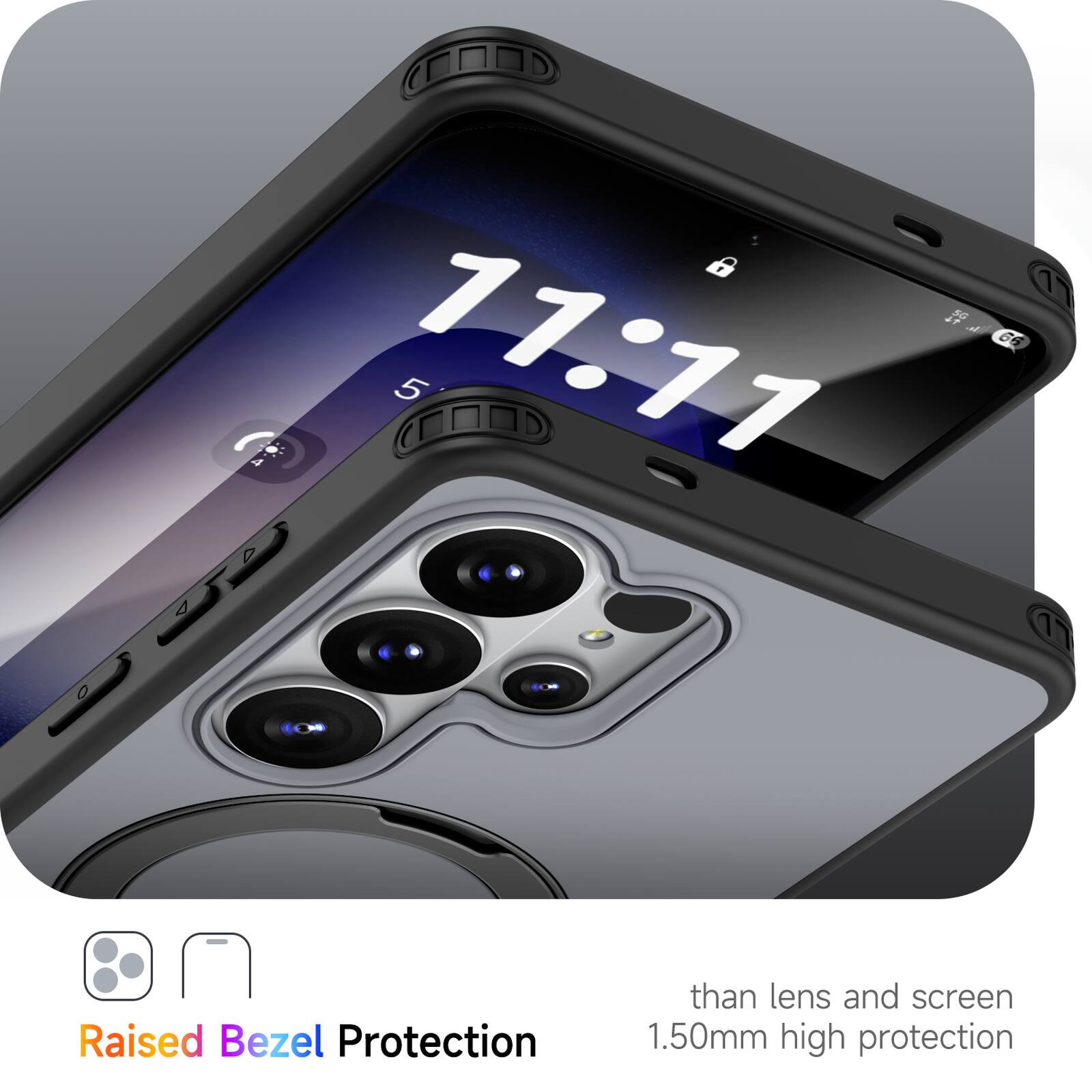6 48 5 17.17 17 6 17 0 Raised Bezel Protection than lens and screen 1.50mm high protection