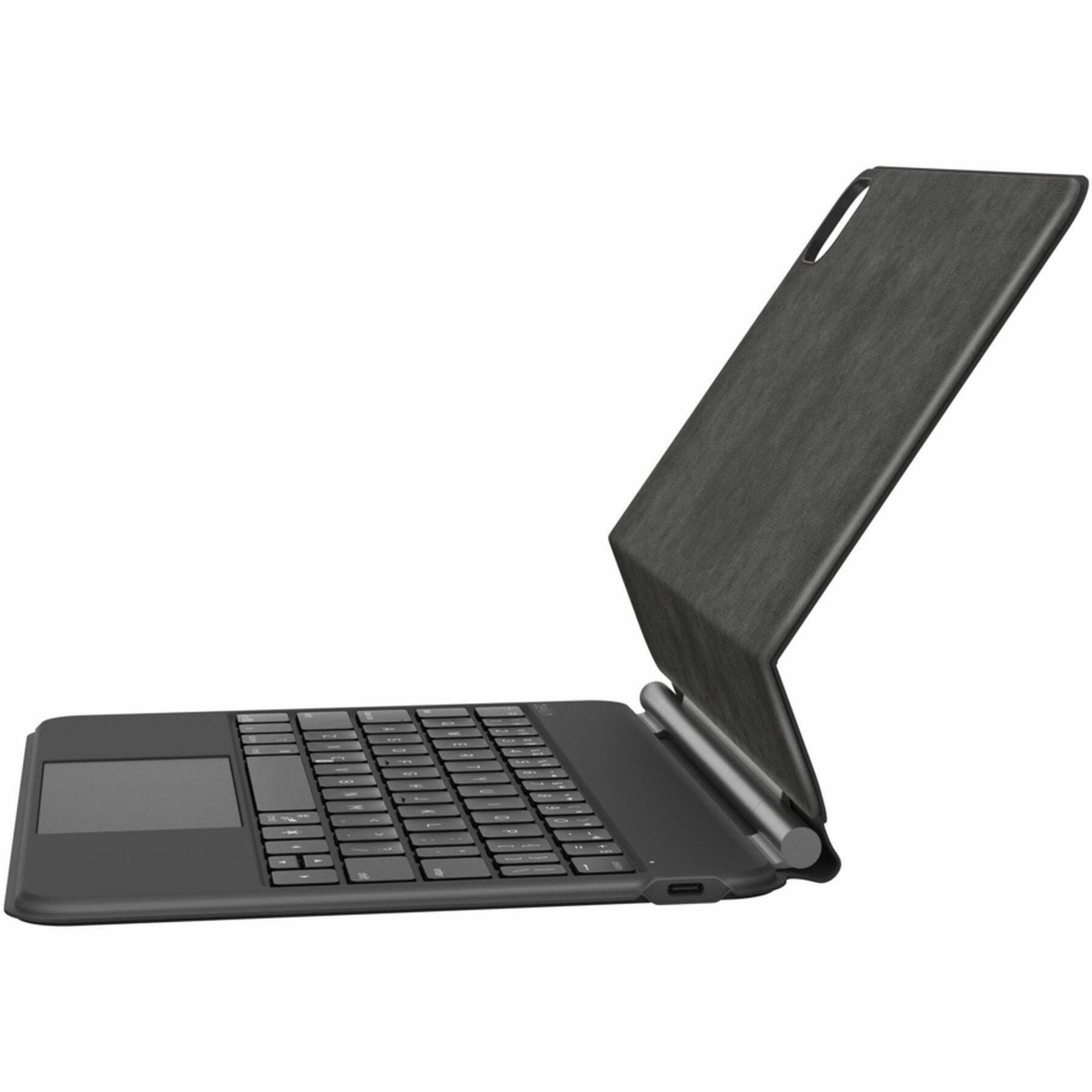 Alt View 5. Belkin - Belkin Connect Keyboard/Cover Case for 10.9" to 11" Apple iPad Pro 11 (2024), iPad Air, iPad Air (4th Generation), iPad - Unknown.