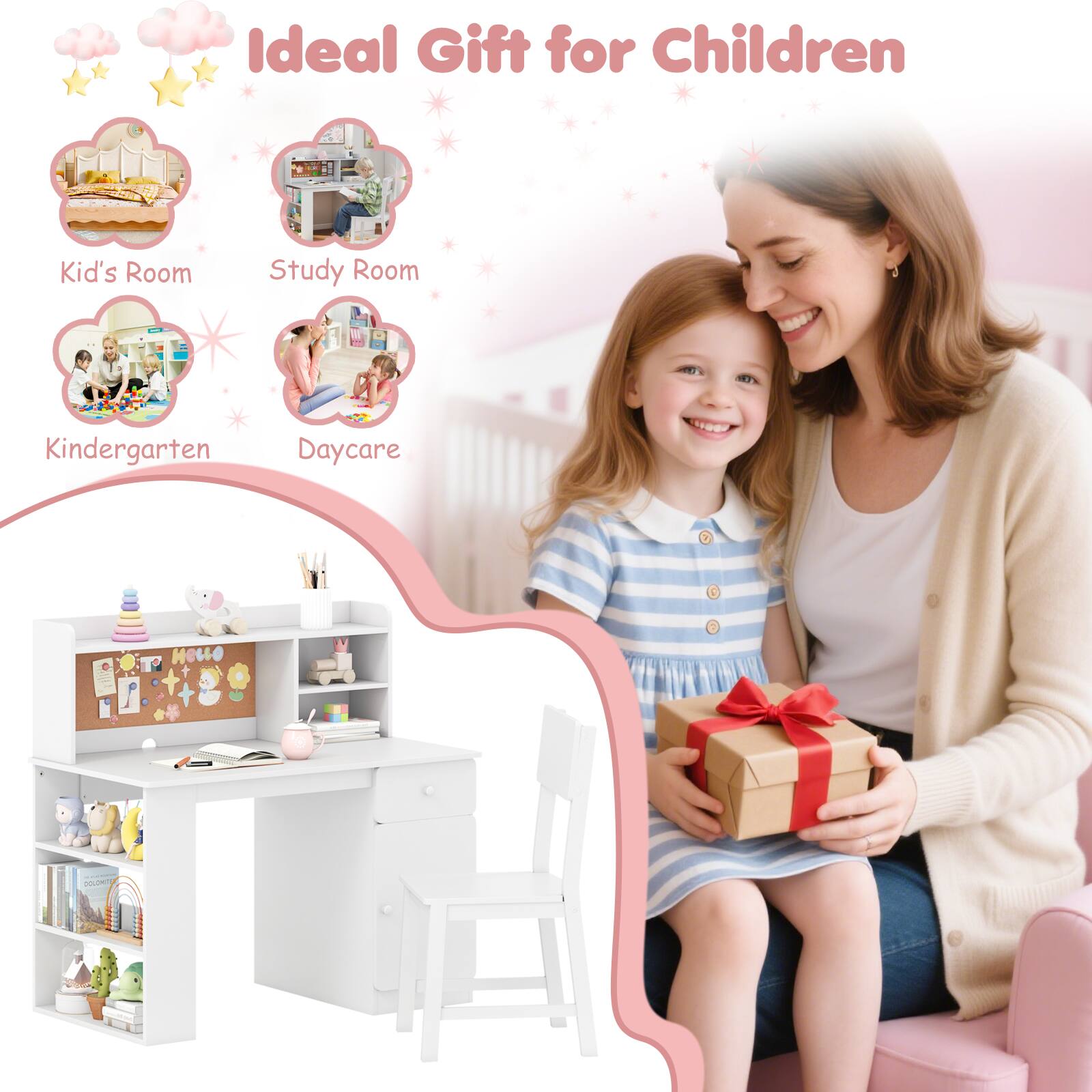 Ideal Gift for Children

- Kid's Room
- Study Room
- Kindergarten
- Daycare