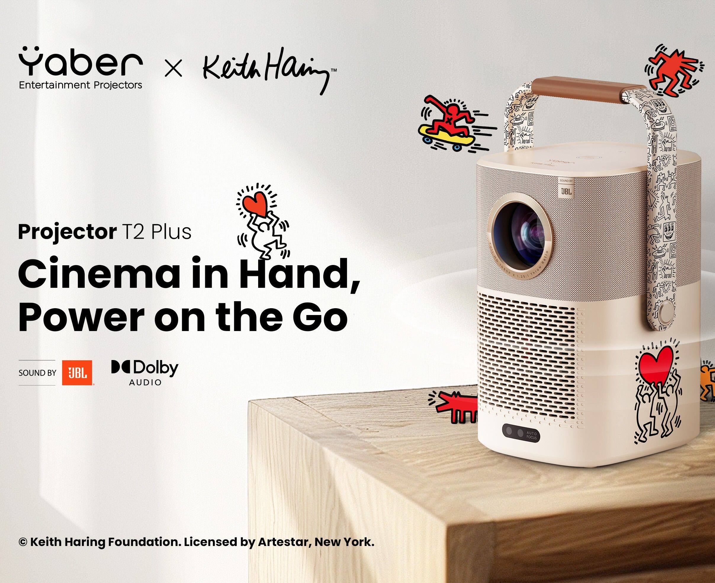Yaber T2 Plus Portable Projector, 240 ISO,1080P, JBL Dolby Audio, Auto ...