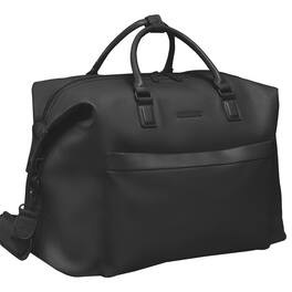 Boarding Pass - Santorini Vegan Saffiano Leather Duffel - 367-BLACK