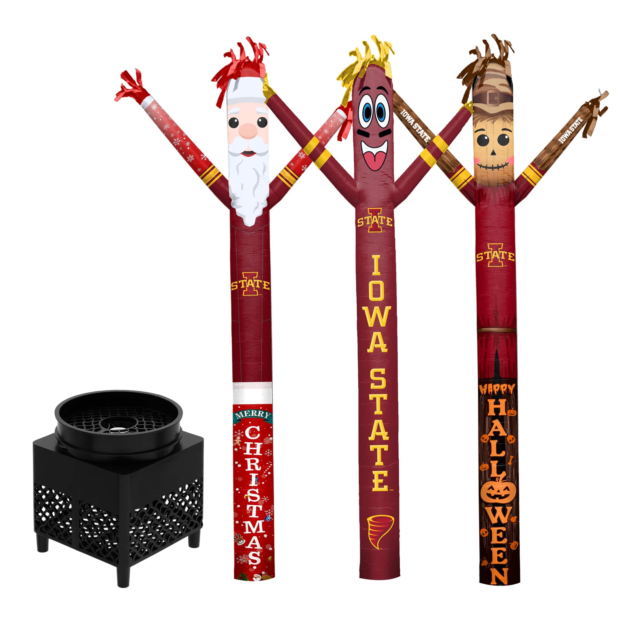Sporticulture - Iowa State Cyclones Inflatable Crazy Sports Fan Bundle Set - Multicolor