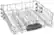 Alt View 19. Bosch - 300 Series 24" Front Control Smart Built-In Stainless Steel Tub Dishwasher with 3rd Rack and PrecisionWash, 48 dBA - Stainless Steel.