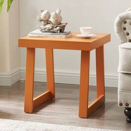 Kings Brand Furniture - Charlie Side Table, End Table for Living Room, Nightstand for Bedroom, Couch Side Table - Natural