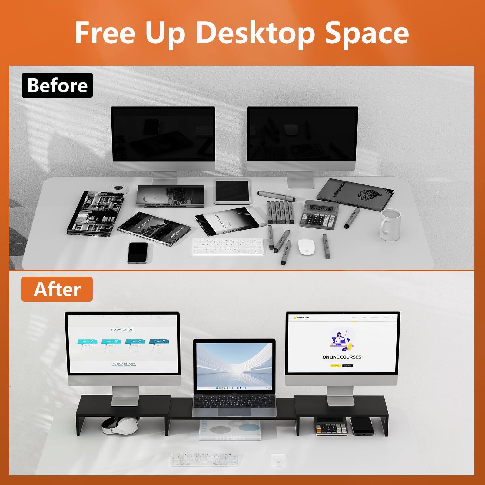 Free Up Desktop Space

Before

After