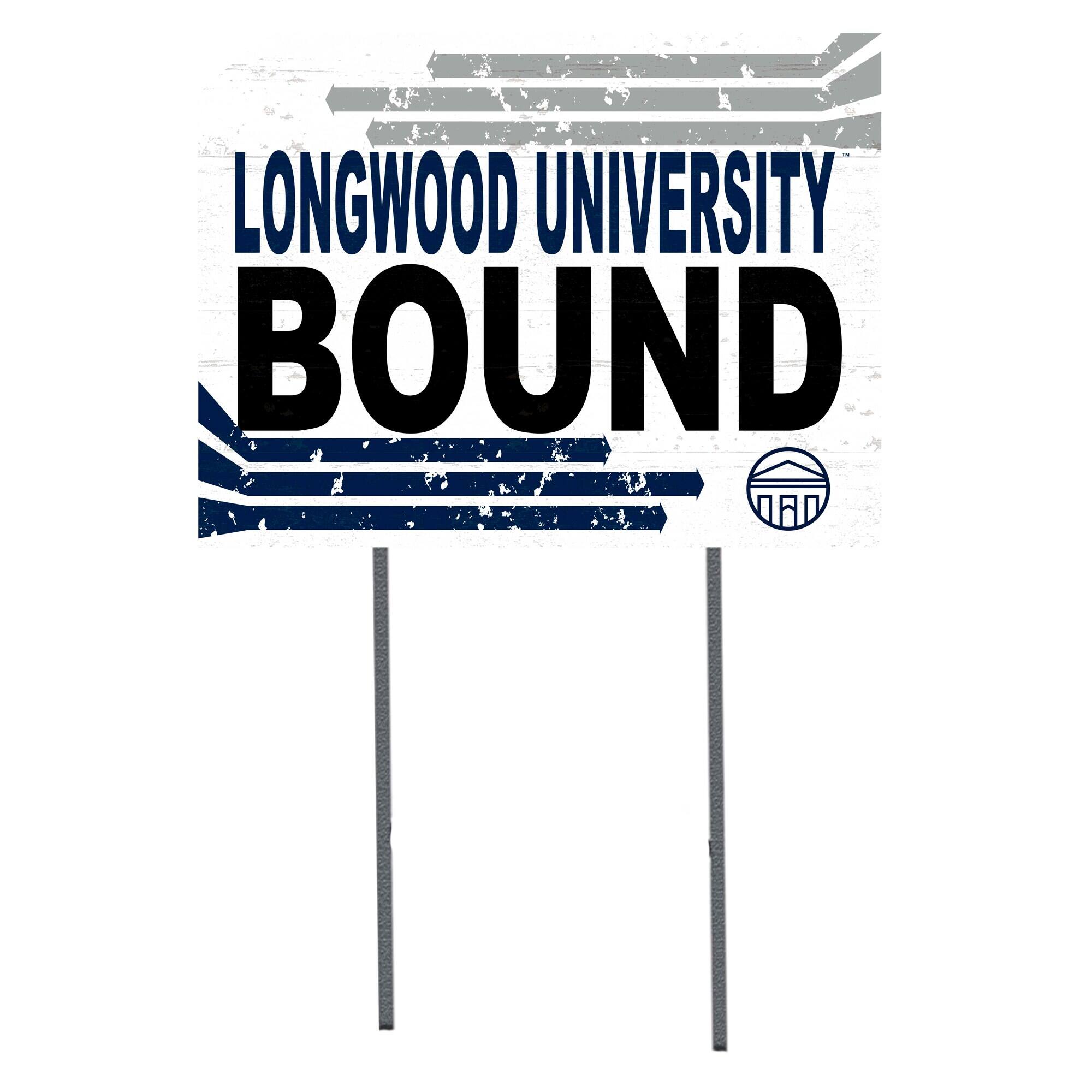 White Longwood Lancers 18" x 24" Bound Yard Sign