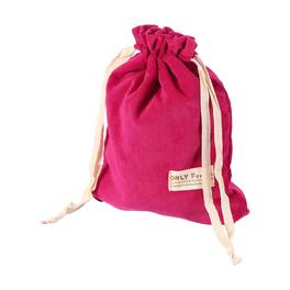 Unique Bargains - Soft Drawstring Lens Case, 11.42"x9.45"x0.35" Pouch for Nikon DSLR Lens - Rose Red