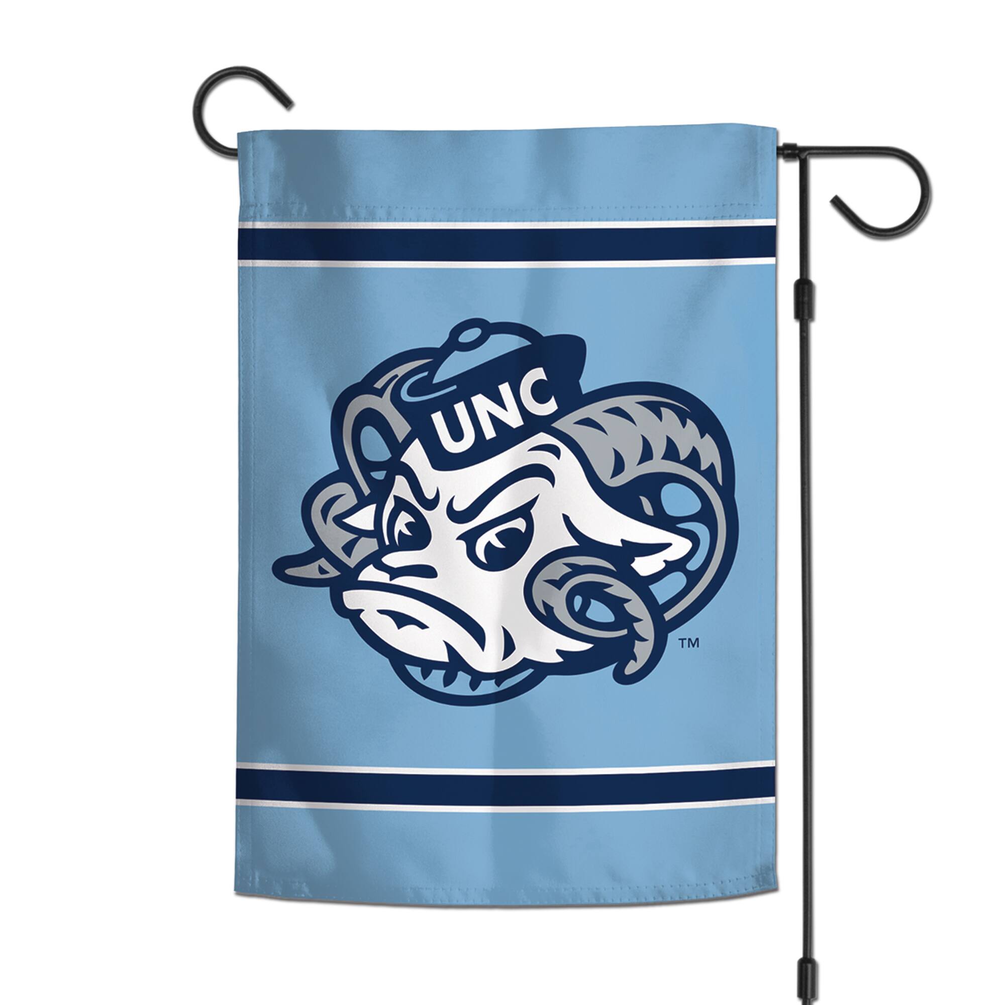 Alt View 1. WinCraft - North Carolina Tar Heels 12" x 18" Double-Sided Garden Flag - Multicolor.