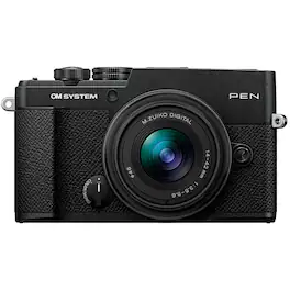 OM System - PEN Mirrorless Camera, with M.Zuiko Digital 14-42mm f/3.5-5.6 III Lens - Black