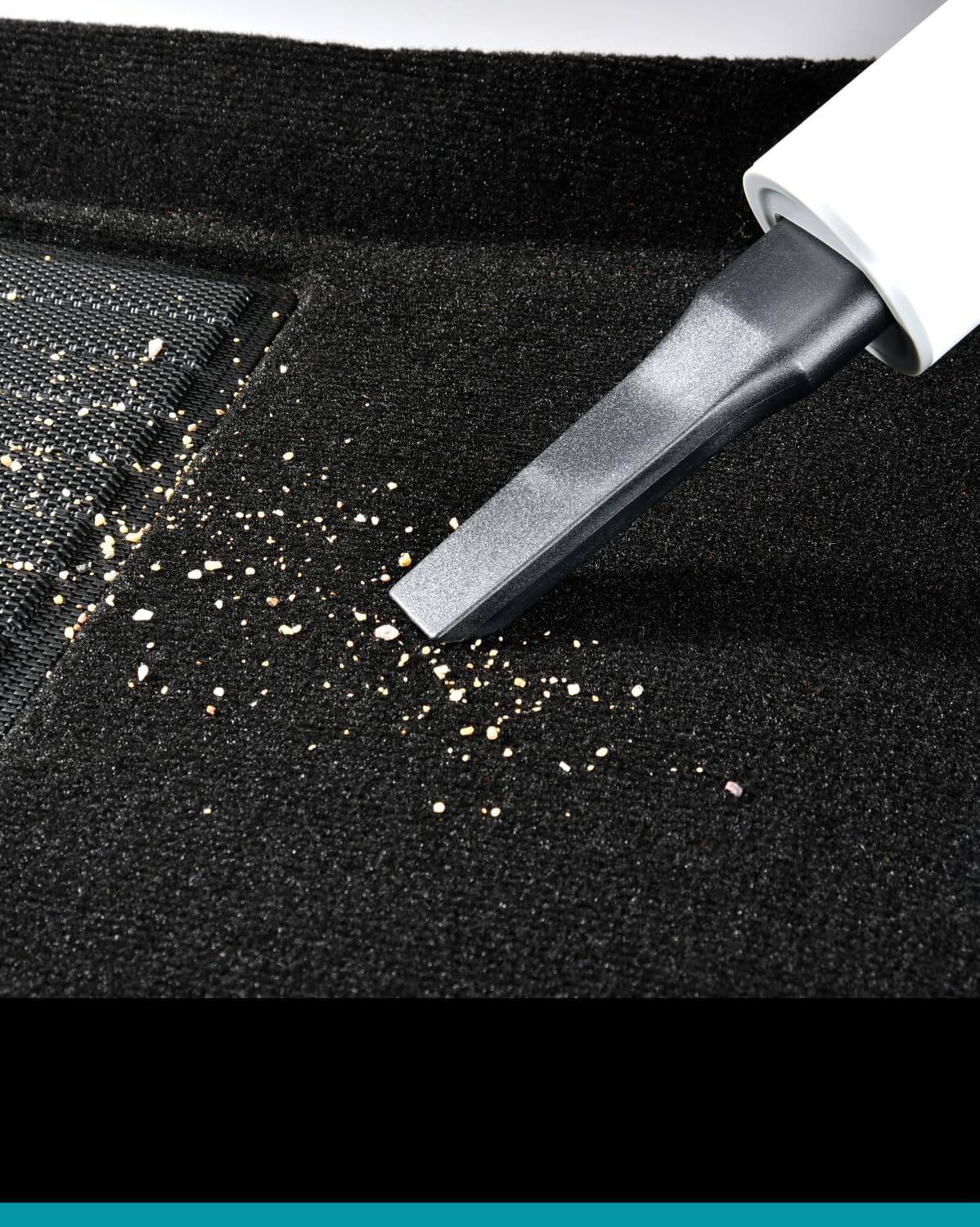 Alt View 2. Amber Sporting Goods - 3D MAXpider Elegant Floor Mat (Black) Compatible with Tesla Cybertruck 2024-2026 Elegant Black R1 R2.