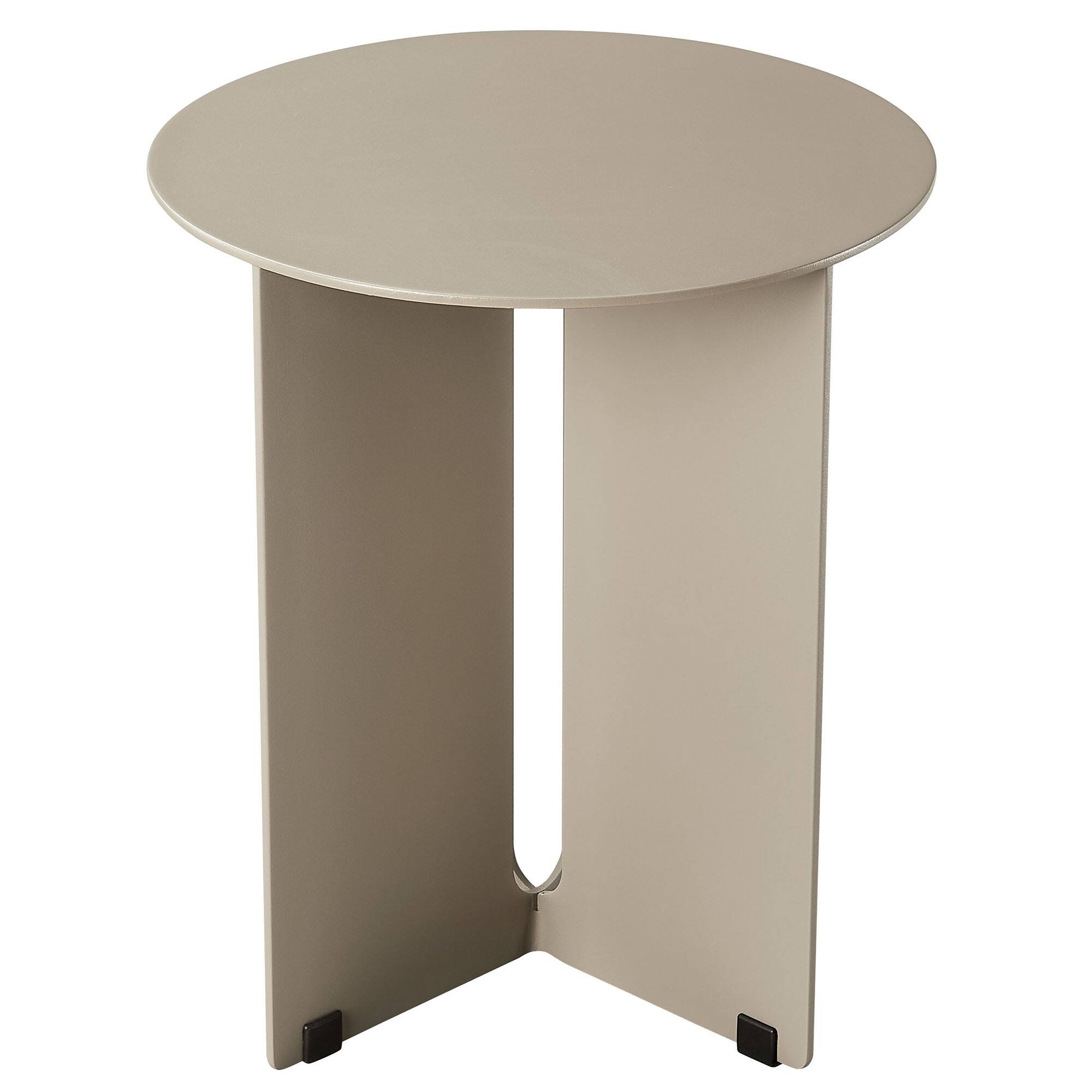 Alt View 2. Modway - Tecton Outdoor Patio Aluminum Side Table by Modway - Khaki.
