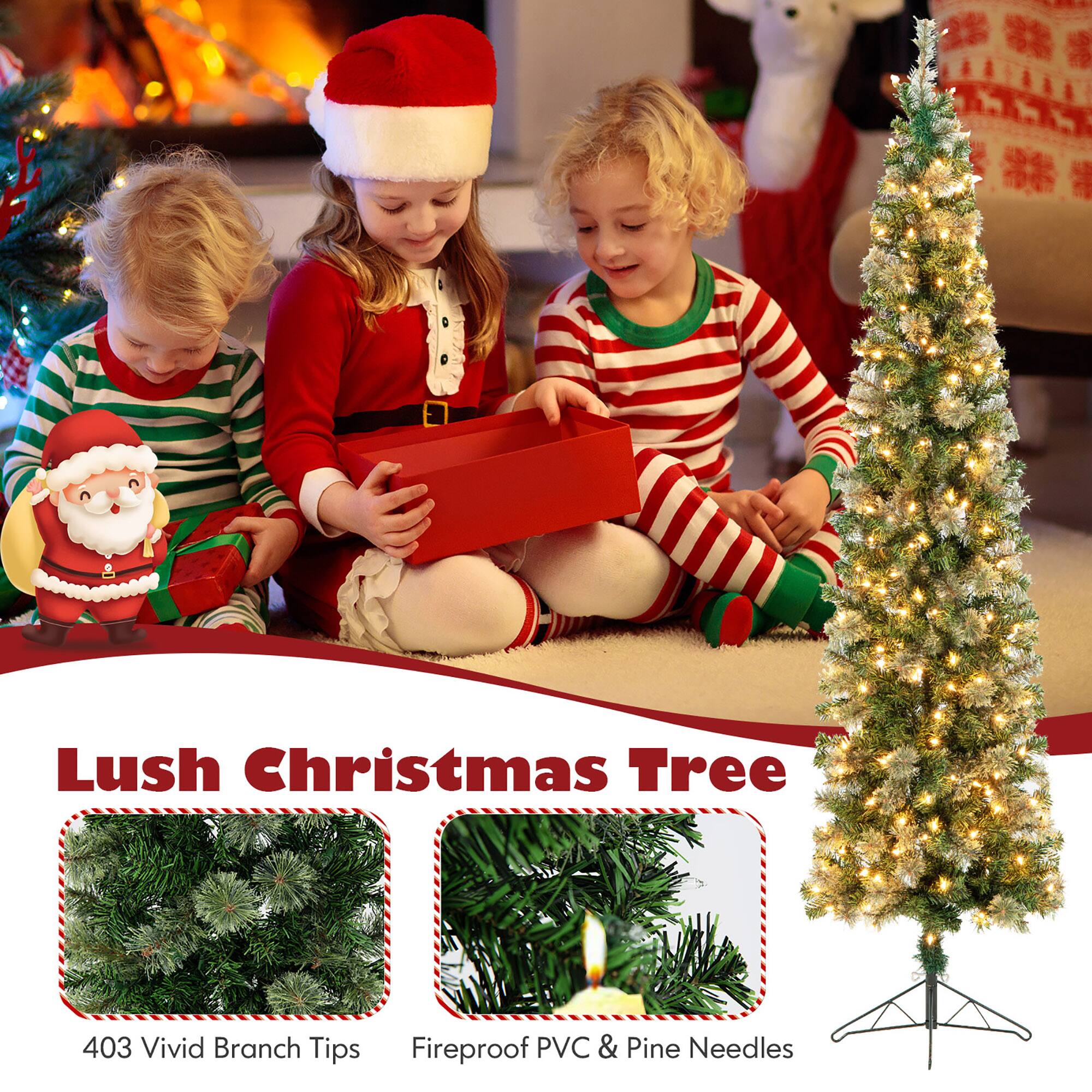 Lush Christmas Tree

403 Vivid Branch Tips

Fireproof PVC & Pine Needles