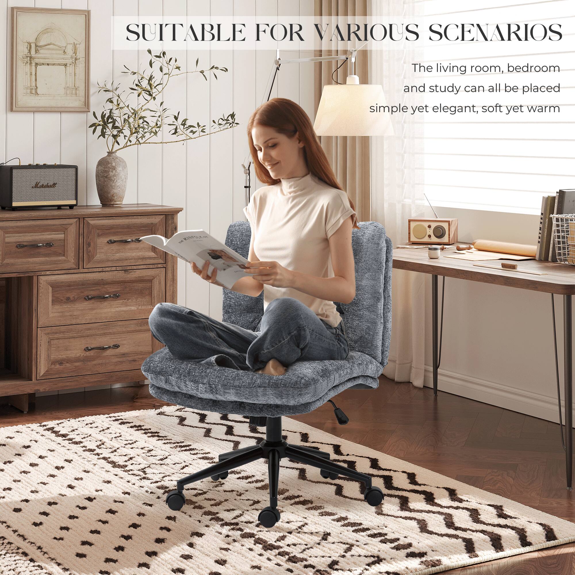 SUITABLE FOR VARIOUS SCENARIOS

The living room, bedroom and study can all be placed simple yet elegant, soft yet warm