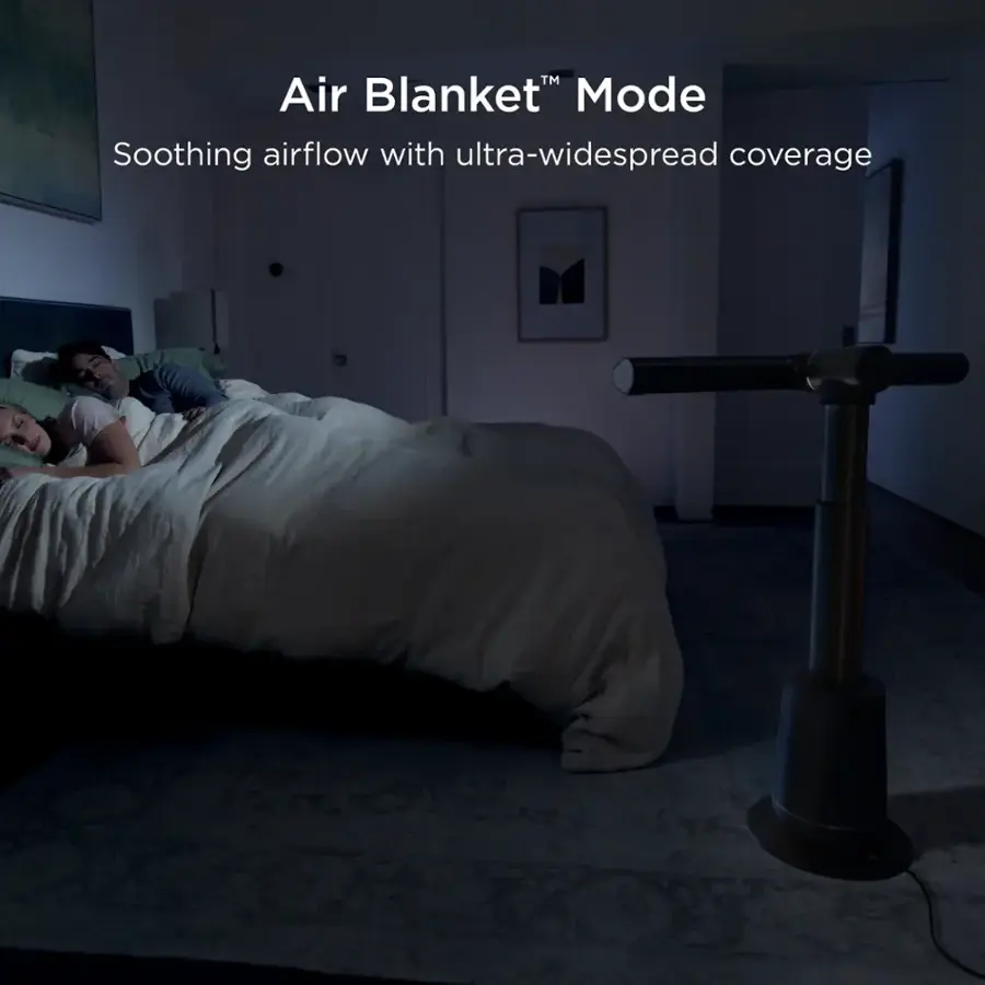 Air Blanket Mode: Soothing airflow with ultra-widespread coverage.