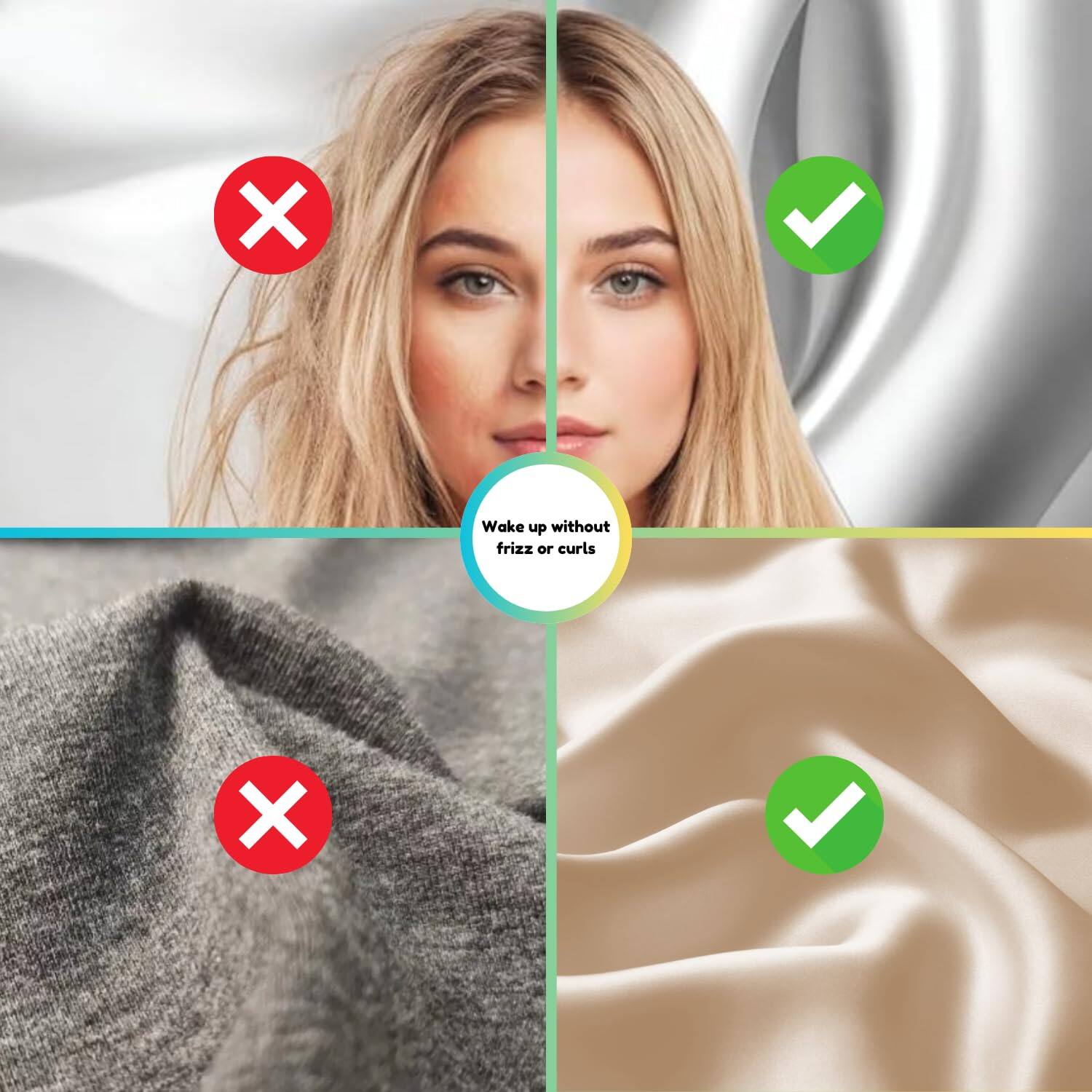 Wake up without frizz or curls