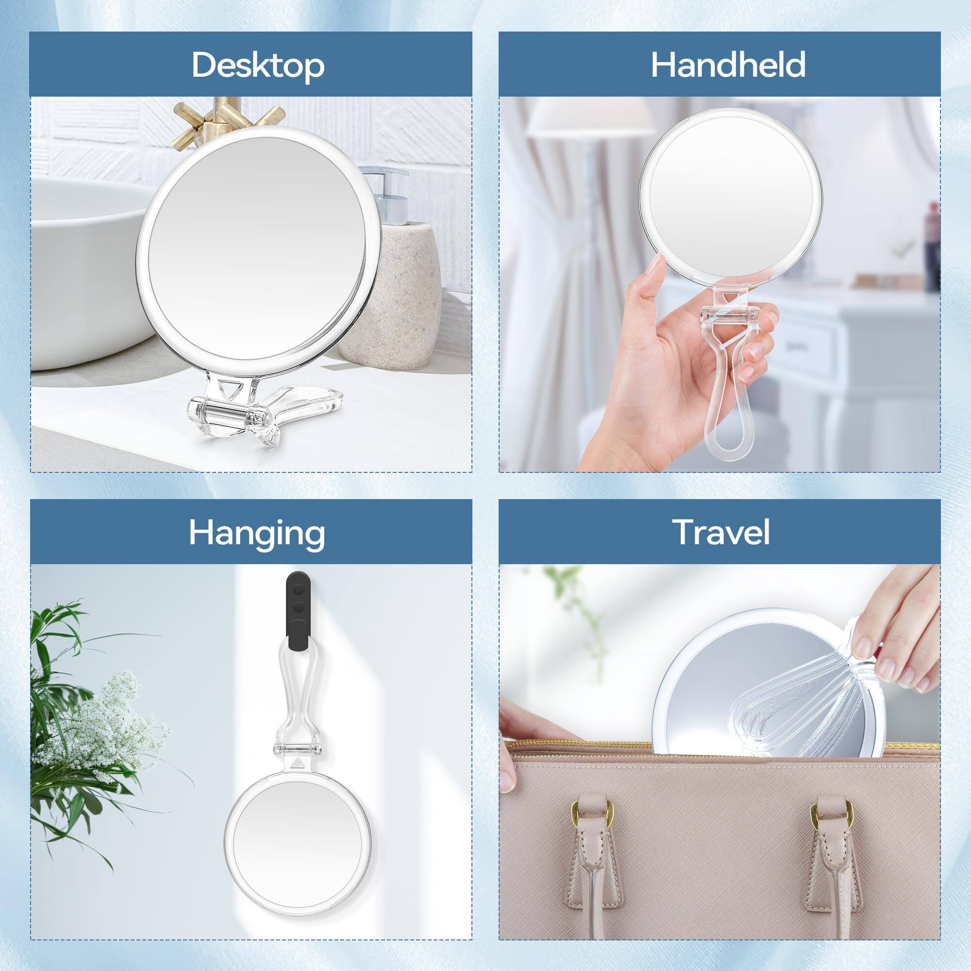 Desktop  
Handheld  
Hanging  
Travel