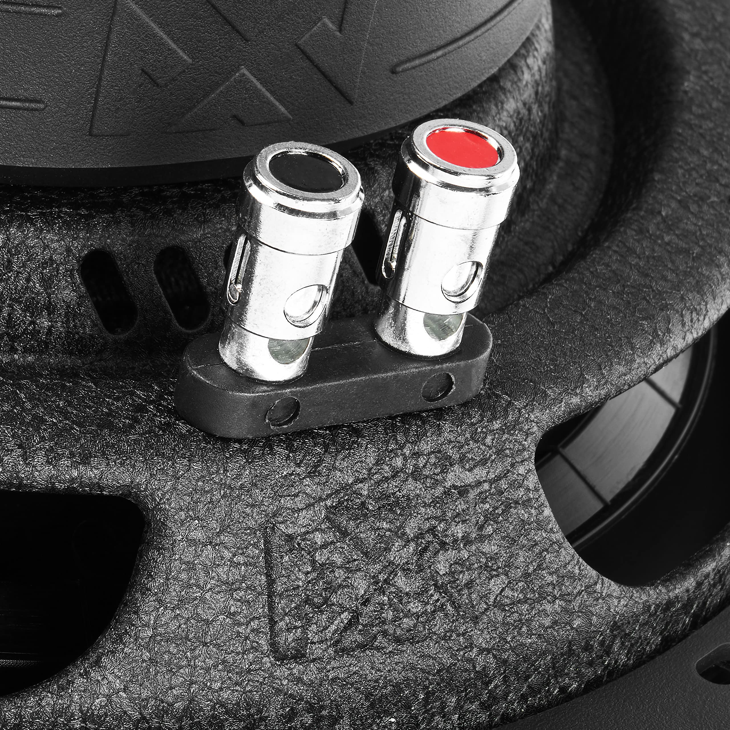 Alt View 4. NVX - SMW10D4 700W Peak (350W RMS) S-Series Shallow-Mount 10in Dual 4-Ohm Subwoofer.