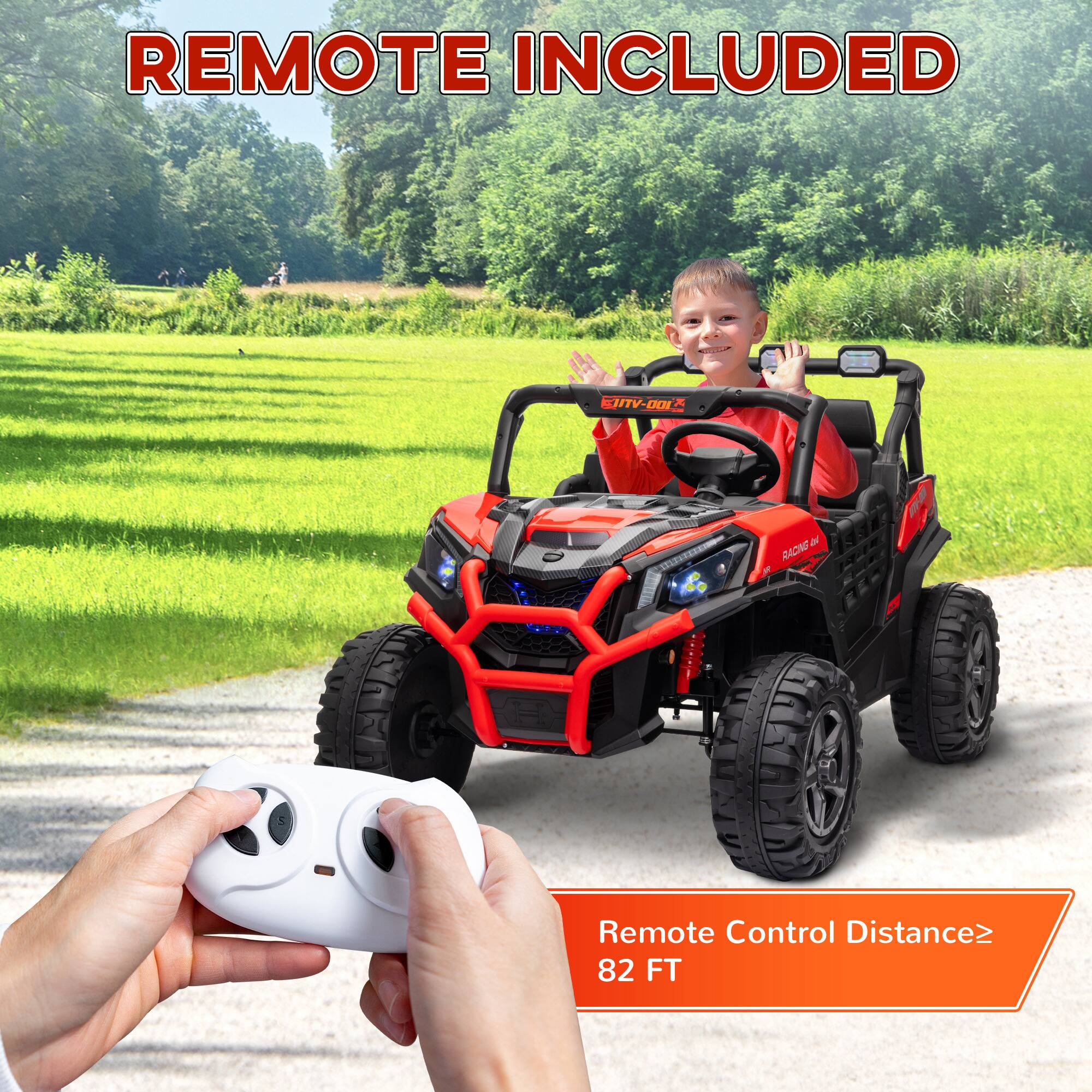 REMOTE INCLUDED

Remote Control Distance ≥ 82 FT