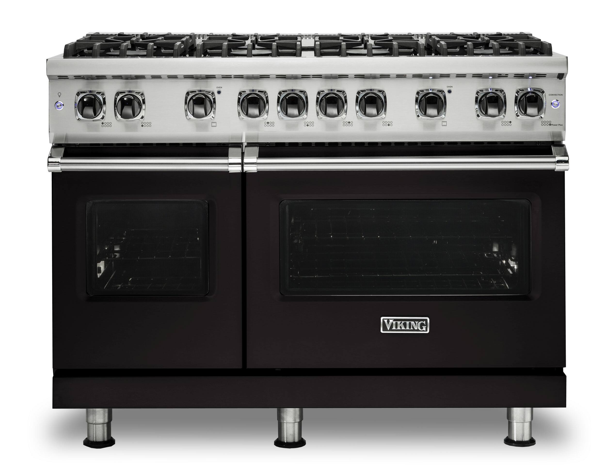 Viking - 5-Series Gas Sealed Burner Range - Onyx
