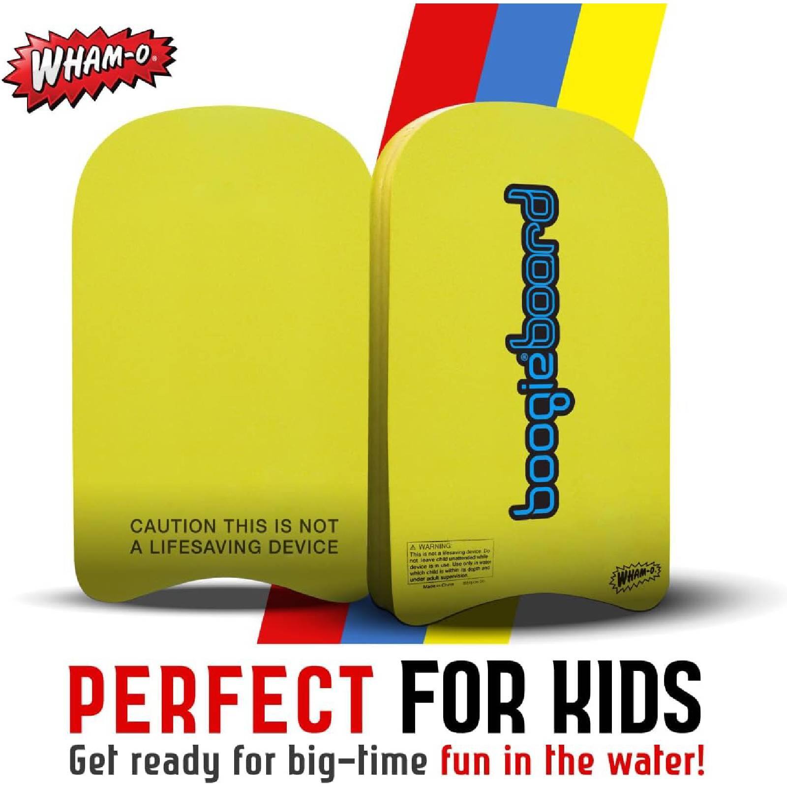 WHAM-O CAUTION: THIS DEVICE IS NOT A LIFESAVING DEVICE. WARNING: This device is not a lifesaving device. Do not leave children unattended while using this device. PERFECT FOR KIDS: Get ready for big-time fun in the water!