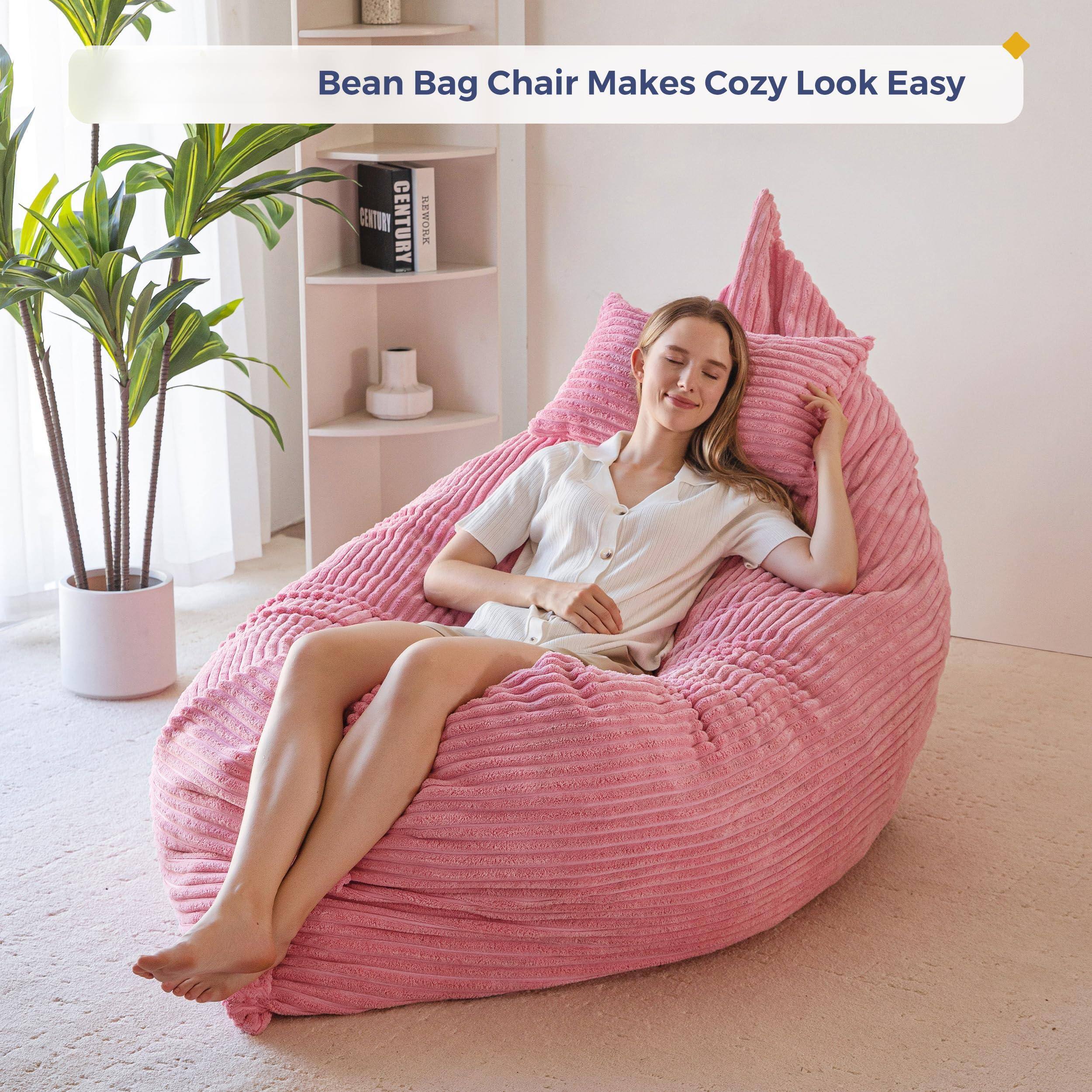 Bean Bag Chair Makes Cozy Look Easy