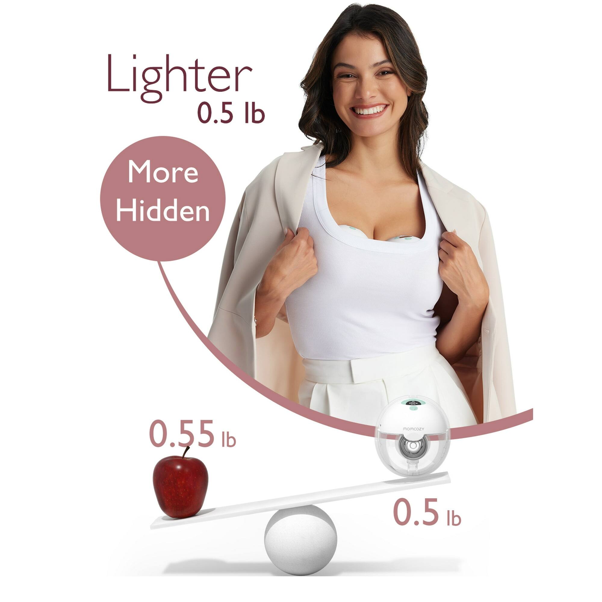 Lighter 0.5 lb  
More Hidden 0.55 lb