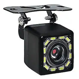 Pyle - Car Backup Camera with 12-LED Lights and Standard Definition Waterproof Camera