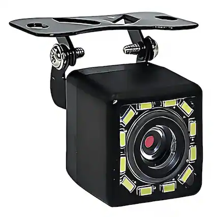 Front. Pyle - Pyle Car Backup Camera with 12-LED Lights and Standard Definition Waterproof Camera.