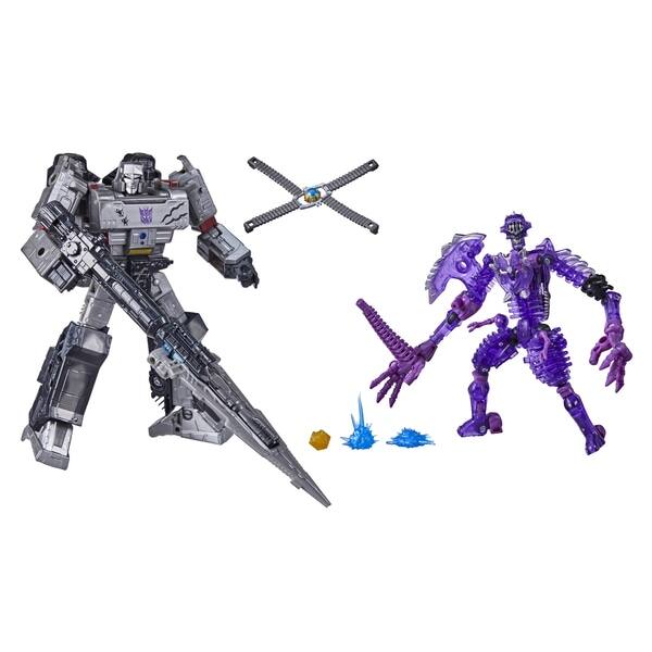 Alt View 5. Transformers - Megatron and Paleotrex Set of 2 Leader Class | Transformers Generations War for Cybertron Earthrise Chapter.