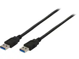 StarTech.com - USB3SAA6BK Black Black SuperSpeed USB 3.0 Cable A to A - M/M