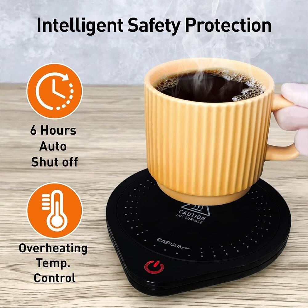 Intelligent Safety Protection

- 6 Hours Auto Shut off
- Overheating Temp. Control

CAUTION HOT SURFACE

CAPGUN