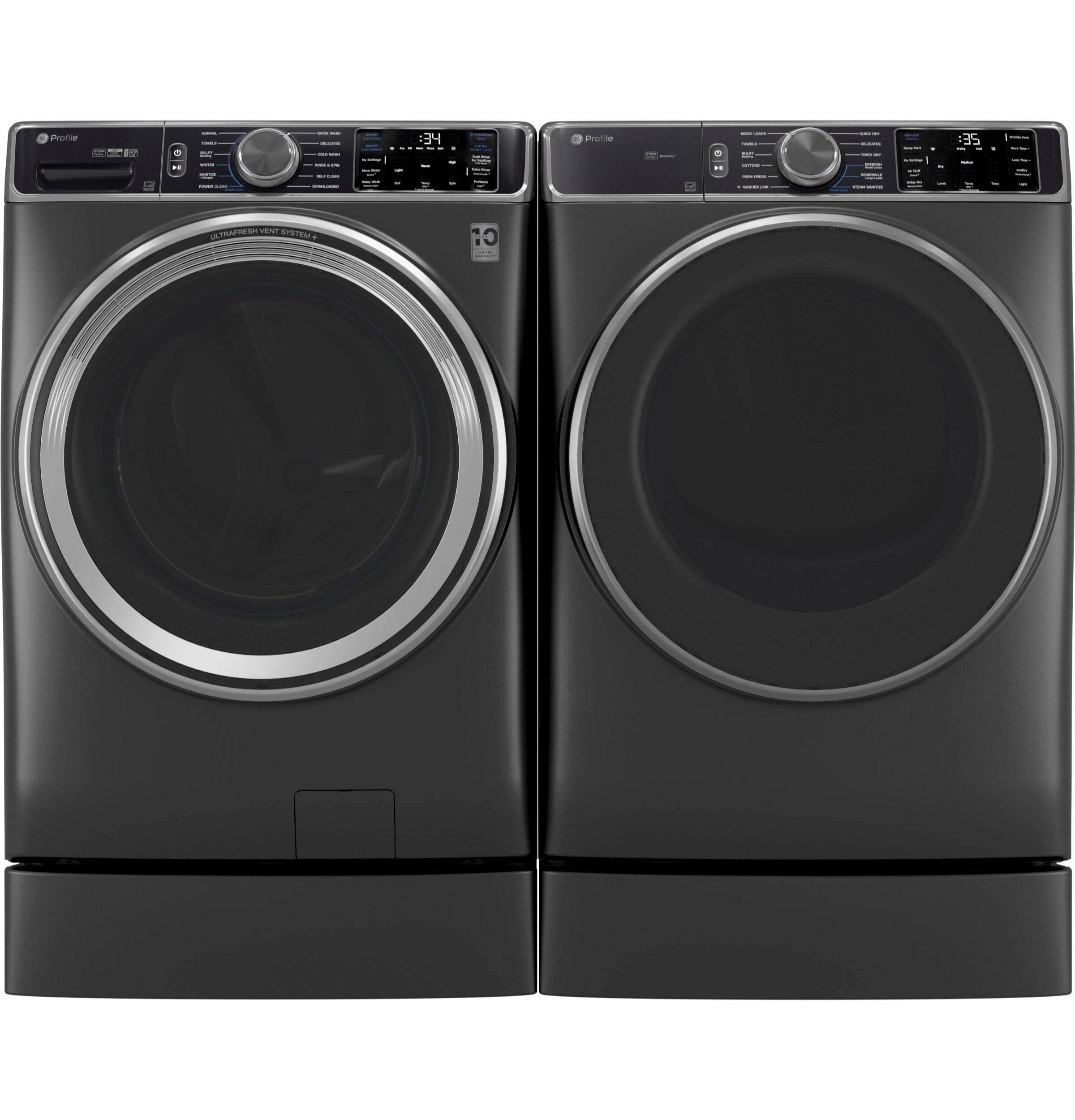 The text on the image reads:

"Profile
ULTRA CLEAN WASH SYSTEM

Profile

3:34

3:35"