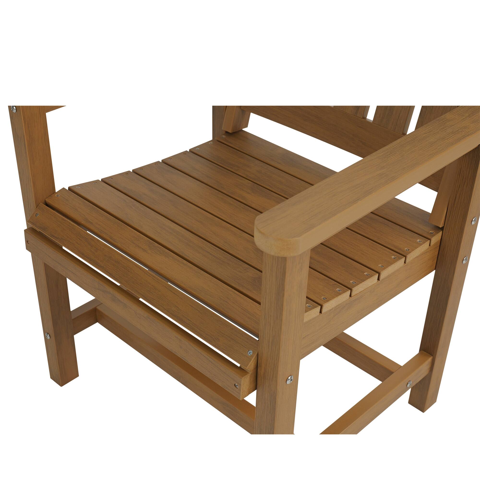 Fortune Candy HIPS Poly Lumber Patio Dining Chair Set of 2, All Weather ...