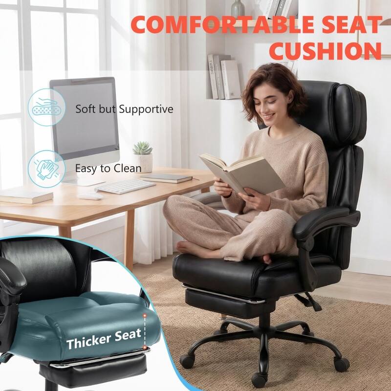 COMFORTABLE SEAT CUSHION

- Soft but Supportive
- Easy to Clean
- Thicker Seat